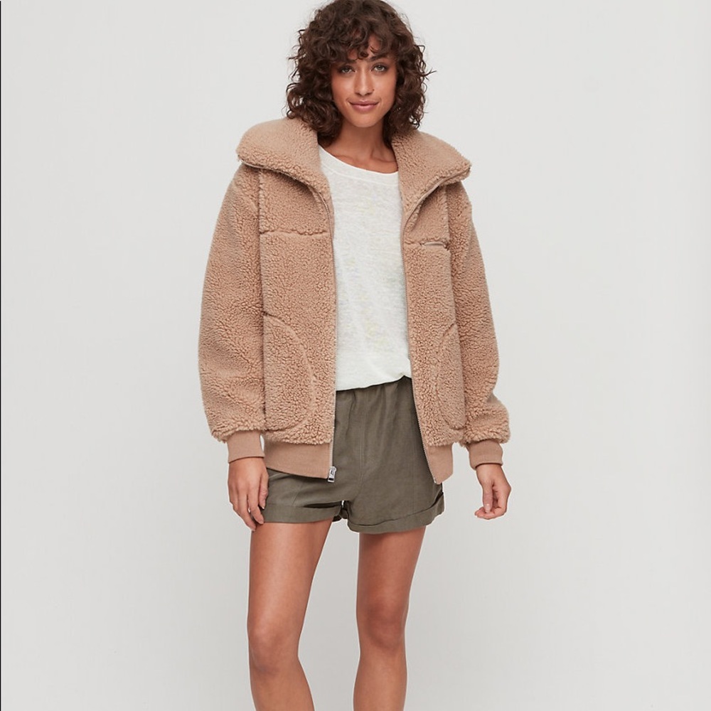 Cozy Tan Sherpa Jacket - Picture 5 of 7
